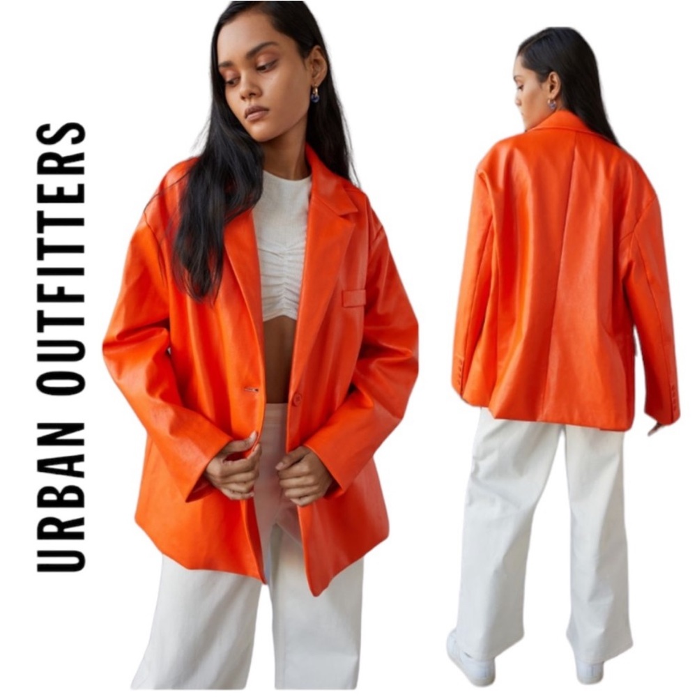 NWOT UO Hale Faux Leather Blazer